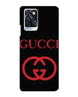 Чохол для Infinix Note 10 Pro з картинкою «Gucci — червоний логотип»