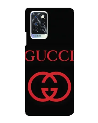 Чохол для Infinix Note 10 Pro з картинкою «Gucci — червоний логотип»