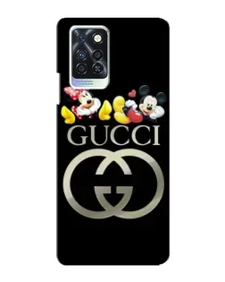 Чохол для Infinix Note 10 Pro з картинкою «Gucci — герої Disney»