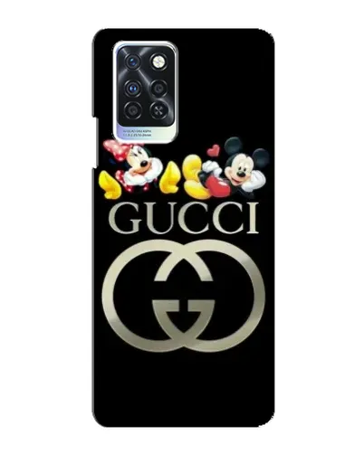 Чохол для Infinix Note 10 Pro з картинкою «Gucci — герої Disney»