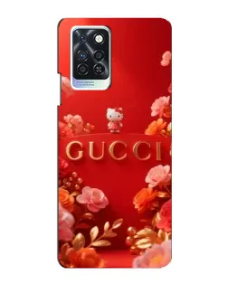 Чохол для Infinix Note 10 Pro з картинкою «Gucci — золотий сад»