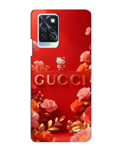 Чохол для Infinix Note 10 Pro з картинкою «Gucci — золотий сад»