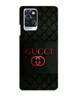 Чохол для Infinix Note 10 Pro з картинкою «Gucci — стьобаний чорний»