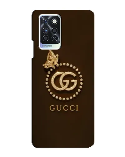 Чохол для Infinix Note 10 Pro з картинкою «Gucci — золотий метелик»