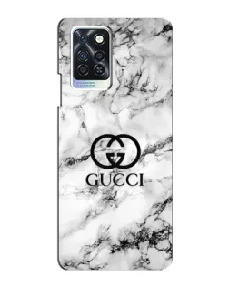 Чохол для Infinix Note 10 Pro з картинкою «Gucci — мармуровий шик»