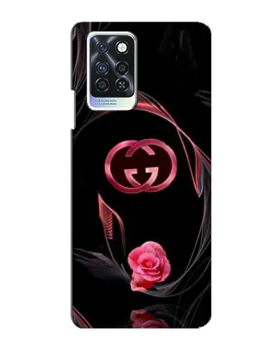 Чохол для Infinix Note 10 Pro з картинкою «Gucci — неонова троянда»