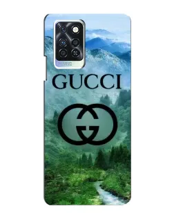 Чохол для Infinix Note 10 Pro з картинкою «Gucci — гірський пейзаж»