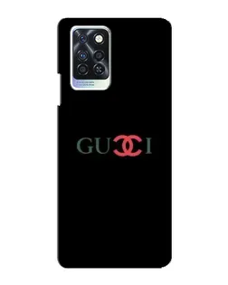 Чохол для Infinix Note 10 Pro з картинкою «Gucci — червоний градієнт»
