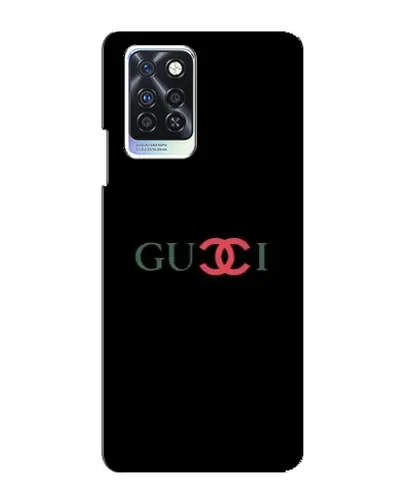 Чохол для Infinix Note 10 Pro з картинкою «Gucci — червоний градієнт»