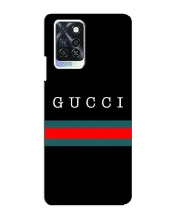 Чохол для Infinix Note 10 Pro з картинкою «Gucci — червоний пояс»