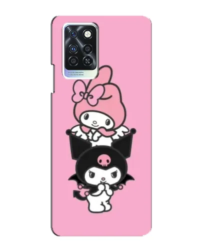 Чохол для Infinix Note 10 Pro з картинкою «My Melody та Kuromi»