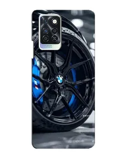 Чехол для Infinix Note 10 Pro с картинкой «Колесо BMW вблизи»