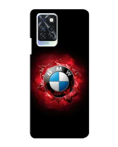 Чехол для Infinix Note 10 Pro с картинкой «Логотип BMW — вспышка»