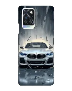 Чехол для Infinix Note 10 Pro с картинкой «BMW в свете фар»
