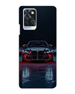 Чехол для Infinix Note 10 Pro с картинкой «BMW на мокрой дороге»