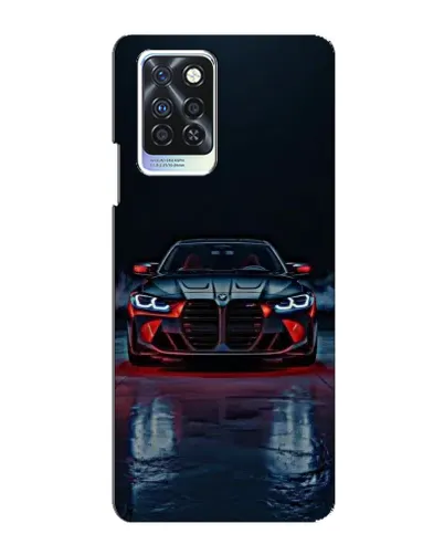 Чехол для Infinix Note 10 Pro с картинкой «BMW на мокрой дороге»