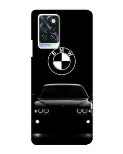 Чехол для Infinix Note 10 Pro с картинкой «BMW — взгляд из темноты»