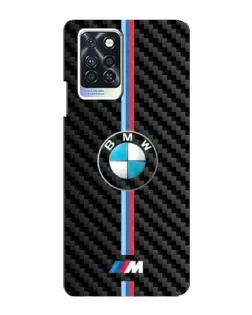 Чехол для Infinix Note 10 Pro с картинкой «Эмблема BMW и карбон»