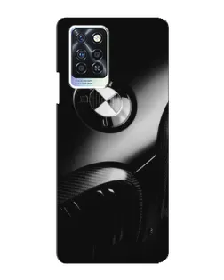 Чехол для Infinix Note 10 Pro с картинкой «Эмблема BMW — макро»