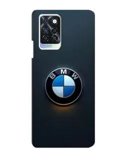 Чехол для Infinix Note 10 Pro с картинкой «Логотип BMW — минимализм»