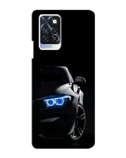 Чохол для Infinix Note 10 Pro з картинкою «BMW — нічний погляд»