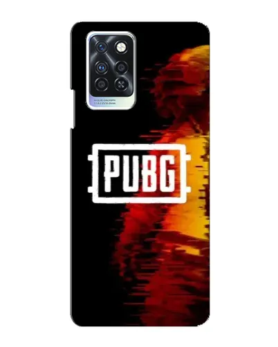 Чохол для Infinix Note 10 Pro з картинкою «Яскравий логотип PUBG»