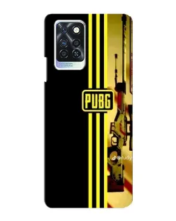 Чохол для Infinix Note 10 Pro з картинкою «PUBG — камуфляжний шолом»