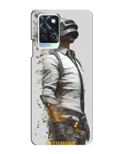 Чохол для Infinix Note 10 Pro з картинкою «PUBG — боєць у пилу»