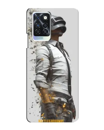 Чохол для Infinix Note 10 Pro з картинкою «PUBG — боєць у пилу»