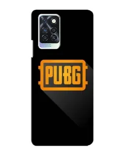 Чохол для Infinix Note 10 Pro з картинкою «PUBG — рамка лого»