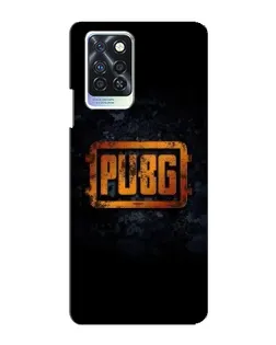Чохол для Infinix Note 10 Pro з картинкою «PUBG — золотий логотип»