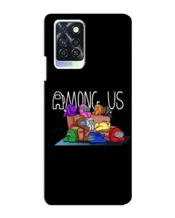 Чохол для Infinix Note 10 Pro з картинкою «Логотип Among Us»