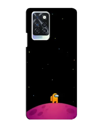 Чохол для Infinix Note 10 Pro з картинкою «Самотній герой на планеті»