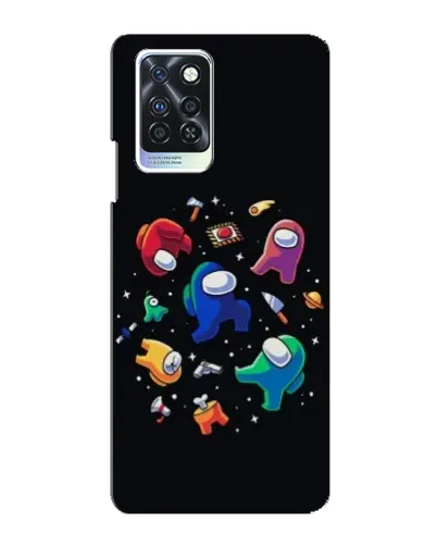 Чохол для Infinix Note 10 Pro з картинкою «Among Us космос»