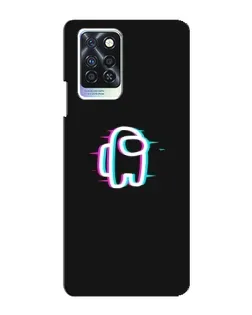 Чохол для Infinix Note 10 Pro з картинкою «Among Us неон»
