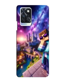 Чохол для Infinix Note 10 Pro з картинкою «Стів та космос»