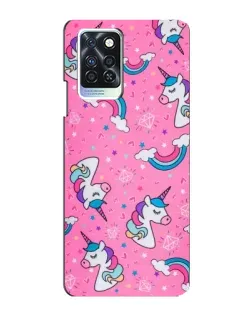 Чохол для Infinix Note 10 Pro з картинкою «Unicorn паттерн рожевий» Чохол для Infinix Note 10 Pro з картинкою «Unicorn паттерн рожевий»