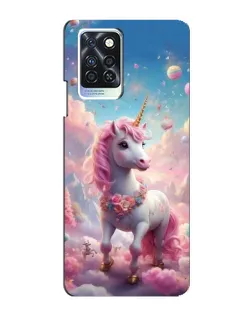 Чохол для Infinix Note 10 Pro з картинкою «Єдиноріг серед хмар»
