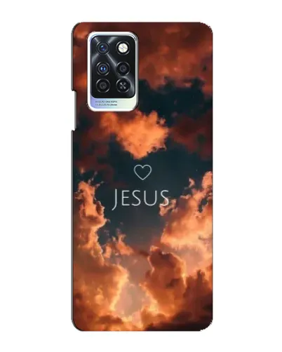 Чехол для Infinix Note 10 Pro с картинкой «Сияние Имени Jesus»