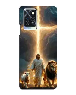 Чохол для Infinix Note 10 Pro з картинкою «Лев Юди та Світло»