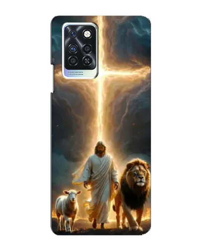 Чехол для Infinix Note 10 Pro с картинкой «Лев Иуды и Свет»