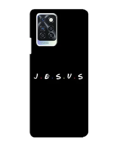 Чехол для Infinix Note 10 Pro с картинкой «Точки веры J.E.S.U.S.»