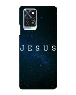 Чехол для Infinix Note 10 Pro с картинкой «Звездное небо Jesus»