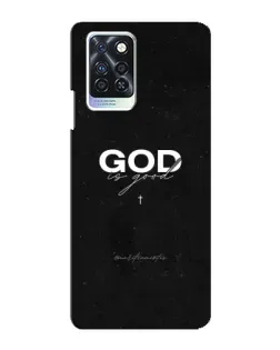 Чехол для Infinix Note 10 Pro с картинкой «GOD — Бог над всем»