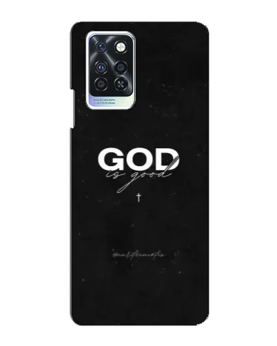 Чехол для Infinix Note 10 Pro с картинкой «GOD — Бог над всем»
