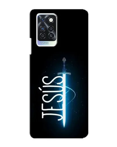 Чехол для Infinix Note 10 Pro с картинкой «Меч Духа Jesus»