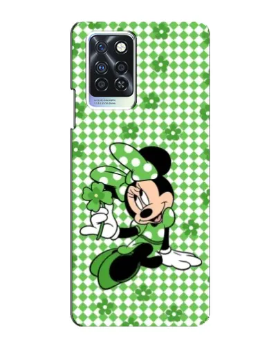 Чохол для Infinix Note 10 Pro з картинкою «Mickey в клітинку»