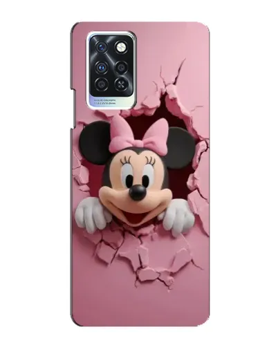 Чохол для Infinix Note 10 Pro з картинкою «Мінні крізь стіну»