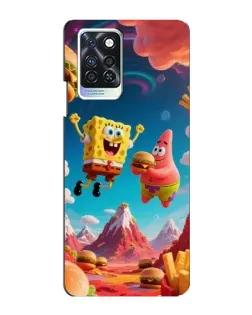 Чохол для Infinix Note 10 Pro з картинкою «Космічний фастфуд» Чохол для Infinix Note 10 Pro з картинкою «Космічний фастфуд»