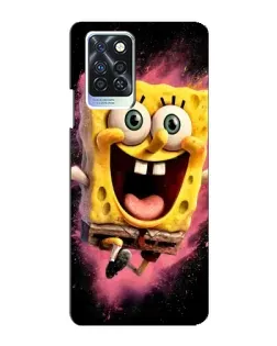 Чохол для Infinix Note 10 Pro з картинкою «Вибуховий Спанч Боб»
